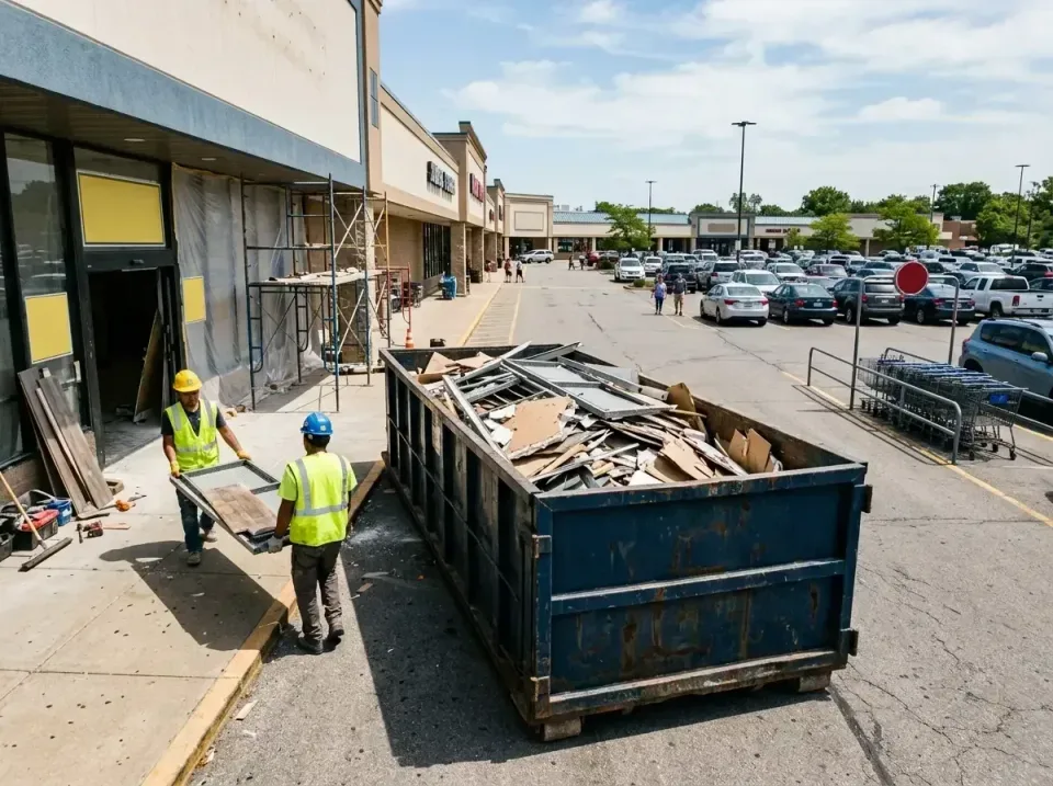 retail-store-renovation-debris-003 — frequently asked questions, Roll-off Dumpster Rentals in Jasper, IN
